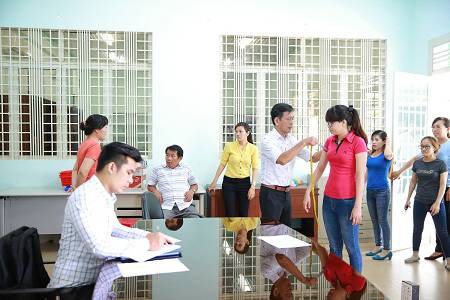 Chuyến công tác đo đồng phục tại Công Ty Hoa Sen Vàng